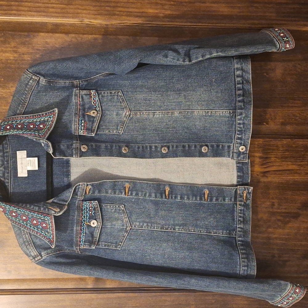 Susan Bristol embroidered Demin Jacket